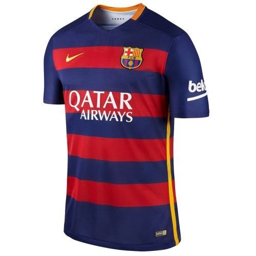 Футбольная футболка Барселона Домашняя 2015 2016