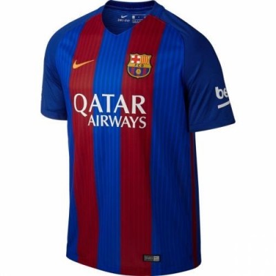 Футбольная футболка детская Барселона Домашняя 2016 2017